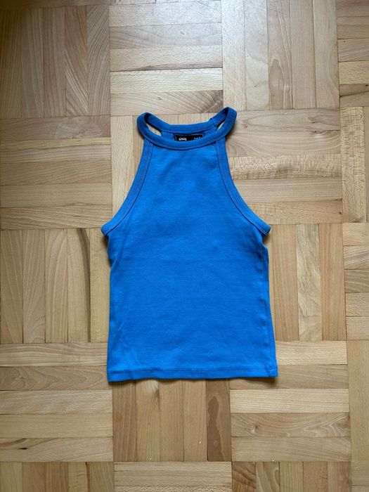 Prążkowany crop  top