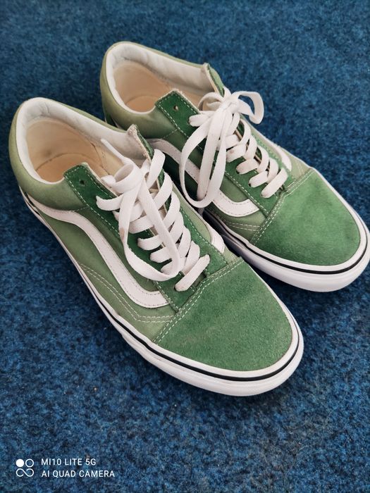 Кеди кросівки салатові Vans 39 розмір унісекс