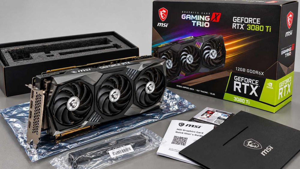 MSI GeForce RTX 3080 Ti Gaming X Trio 12GB GDDR6X – Caixa Completa