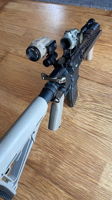 M4 GBBR Tokyo Marui MWS MK18 FULL UPGRADE – Kit Completo + Acessórios