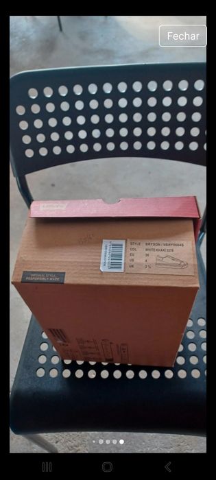 Sapatilhas Levi's Bryson White Khaki N36