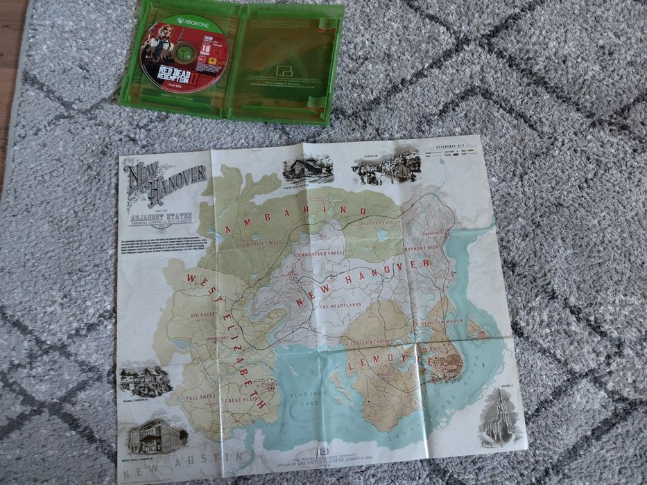 Red der redemption 2 z mapa