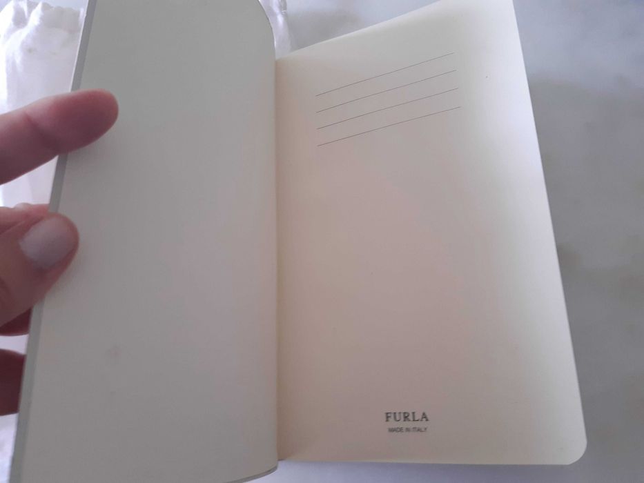 Bloco notas A5, original FURLA, Novo
