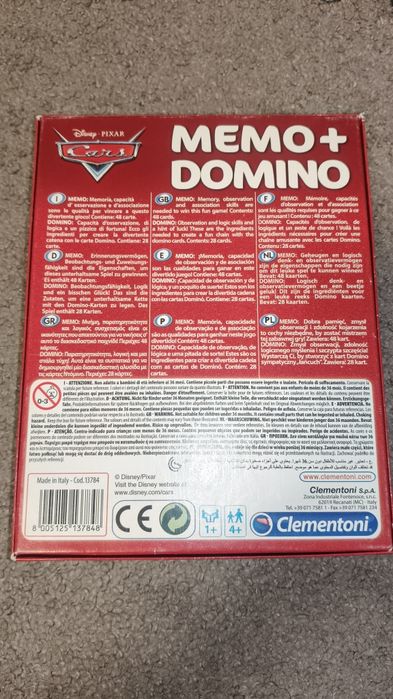 Memo domino Zygzak McQueen