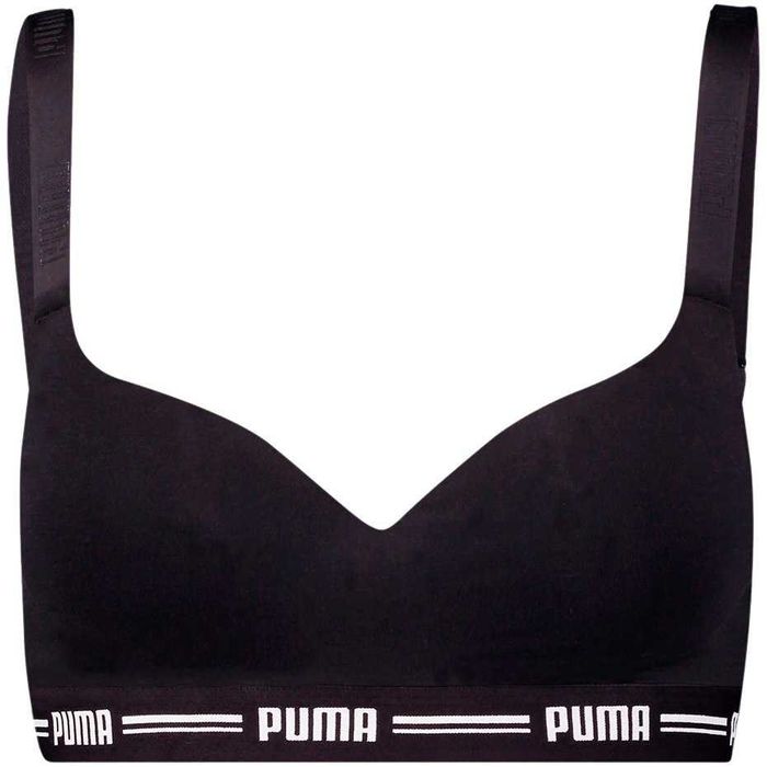 Stanik sportowy damski Puma Padded Top 1P Hang czarny XL