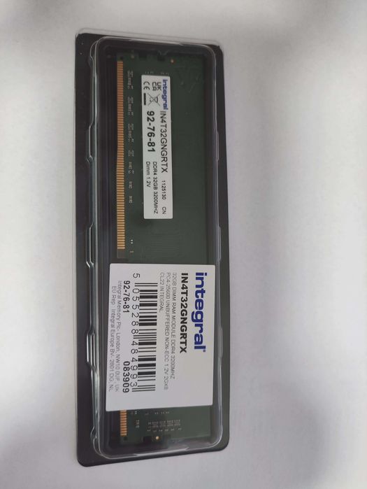Integral 32 GB DIMM DDR4 3200 MHZ UNBUF NO-ECC 1,2 V
