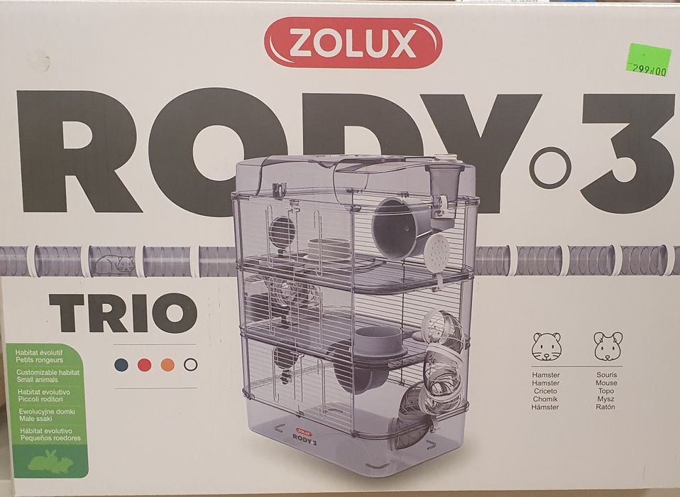 Klatka dla chomika Rody 3 Trio Kraków