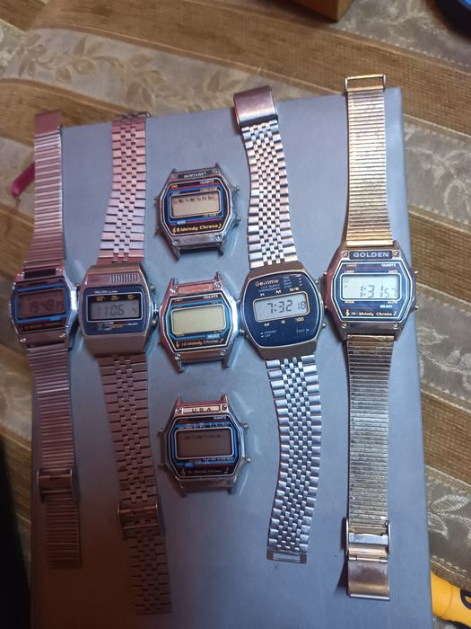 Zegarek elektroniczny LCD Montana PRL nie casio Seiko