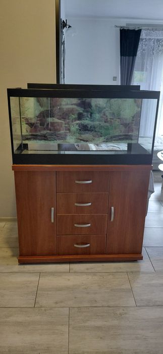 Akwarium 200L z komodą
