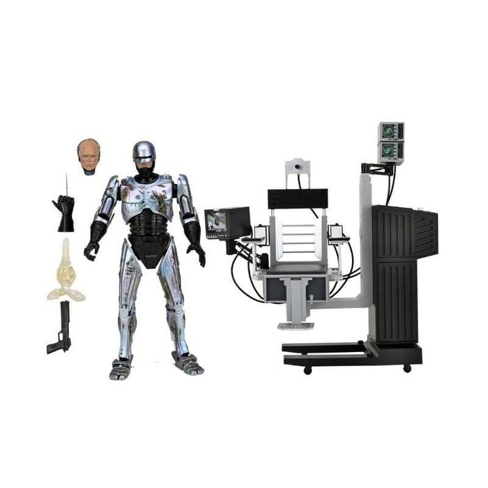 RoboCop Action Figure Ultimate Battle Damaged RoboCop with Chair