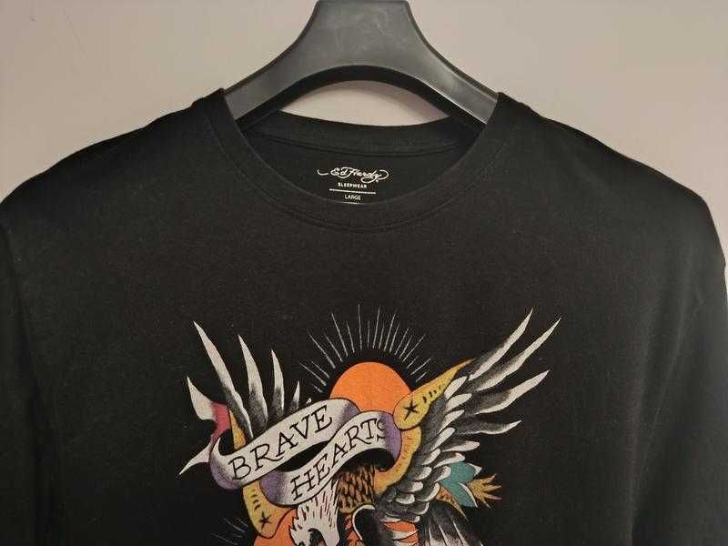 Чоловіча футболка Ed Hardy (brave hearts stay true) розмір L