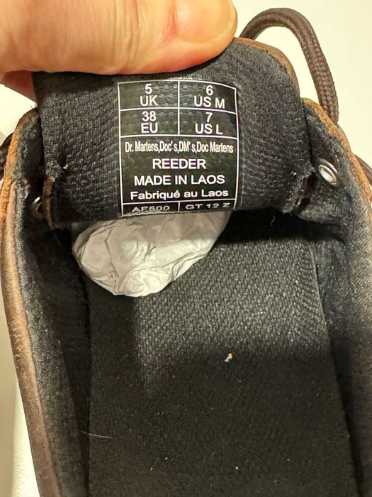Туфлі унісекс Dr. Martens Reeder Crazy Horse Leather, 38р