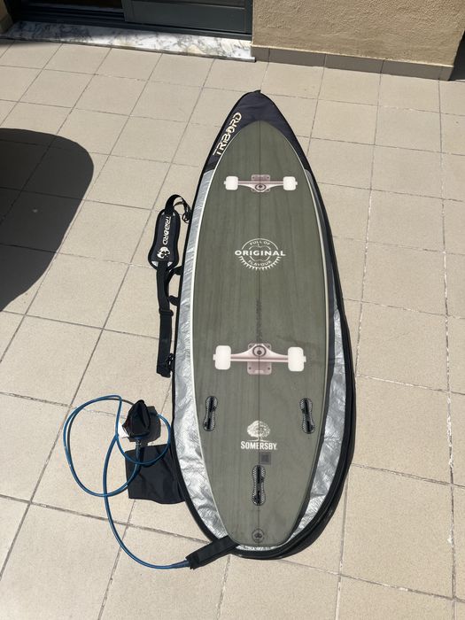 Prancha Surf POLEN Margarita 6’4 | FCS II + Deck + Leash | Excelente Estado
