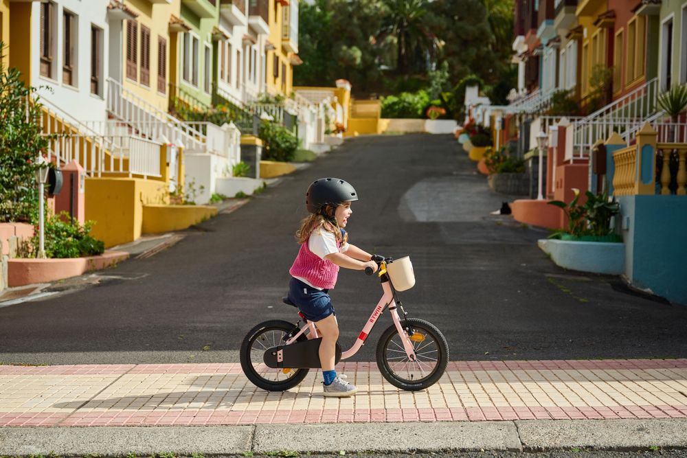 BICICLETA DE APRENDIZAGEM 2 EM 1 CRIANÇA 3-5 ANOS 14" DISCOVER 500
