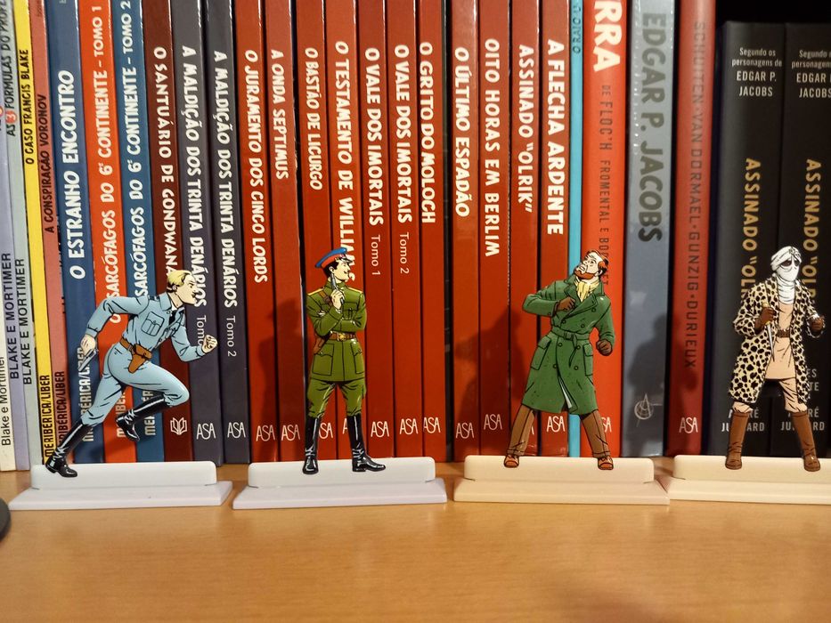 Coleção completa "Blake e Mortimer", Studio Jacobs, 2020 (4 Figuras)