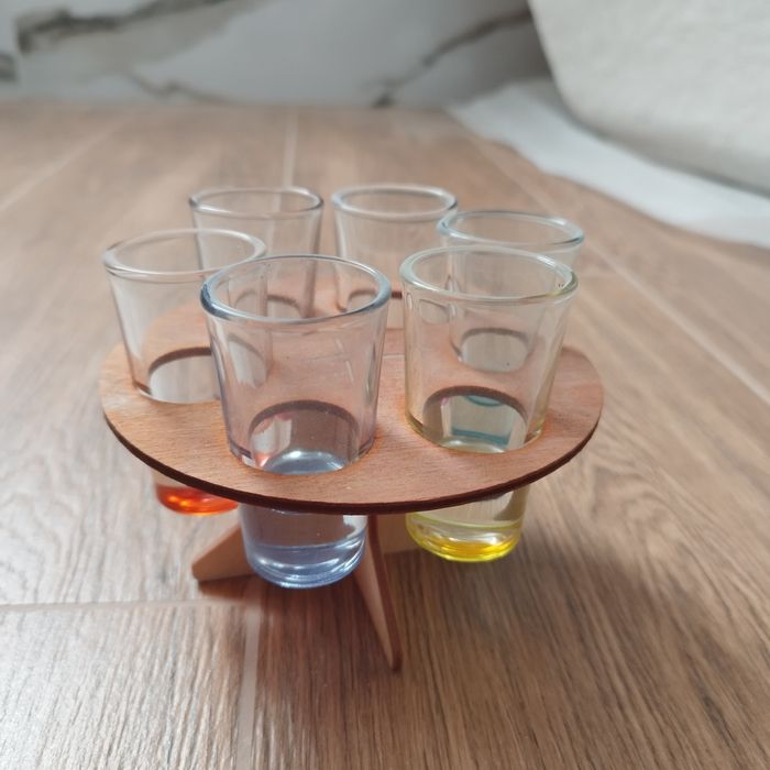 Zestaw 6 kieliszków do wódki