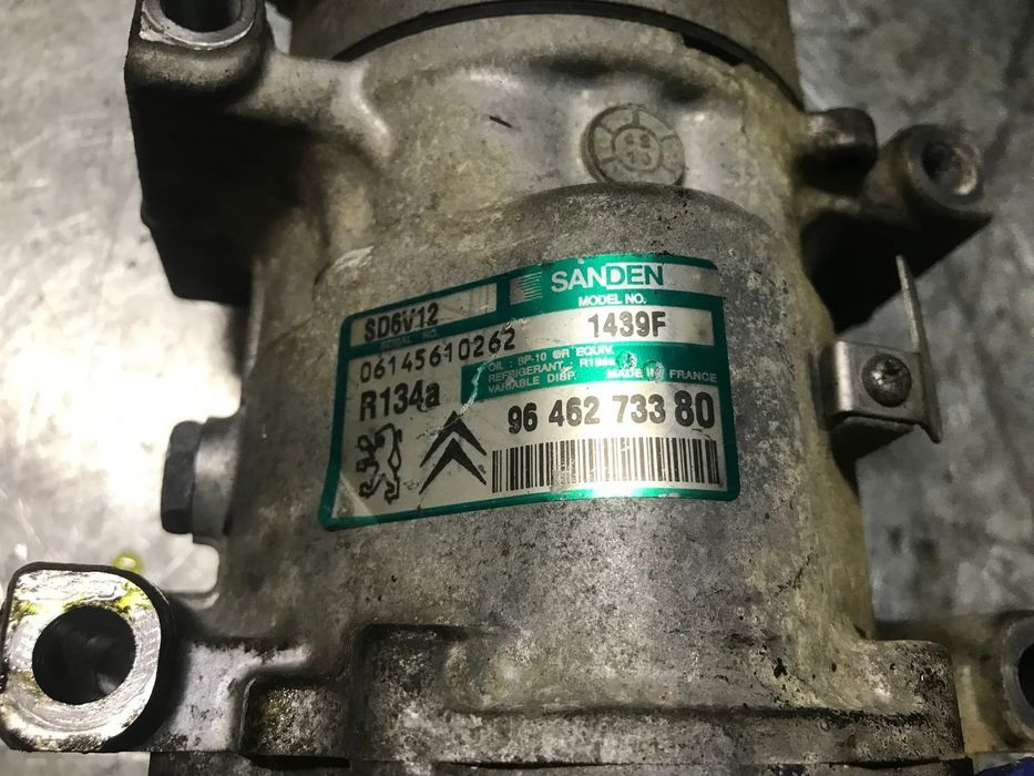 COMPRESSOR DO AC CITROEN C2 / C3 1.4HDI REF, 9646273380 1439F