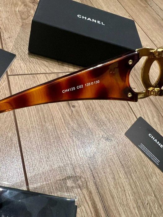 Chanel Okulary przeciwsłoneczne brązowe NOWE damskie