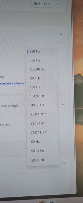 Monitor Ozone 360Hz - DSP25 ULTRA