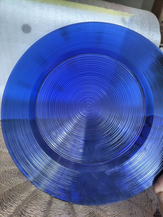 Patery kobaltowe Rotor Ząbkowice wintage PRL