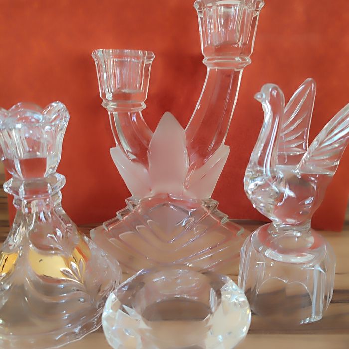 Подсвечники стеклянные