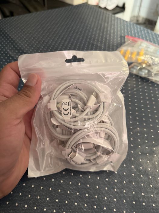 5 Cabos usb tipo C otima qualidade