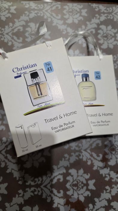 Прдарункові набори чоловічої парфумерії Christian з серії Travel & Hom