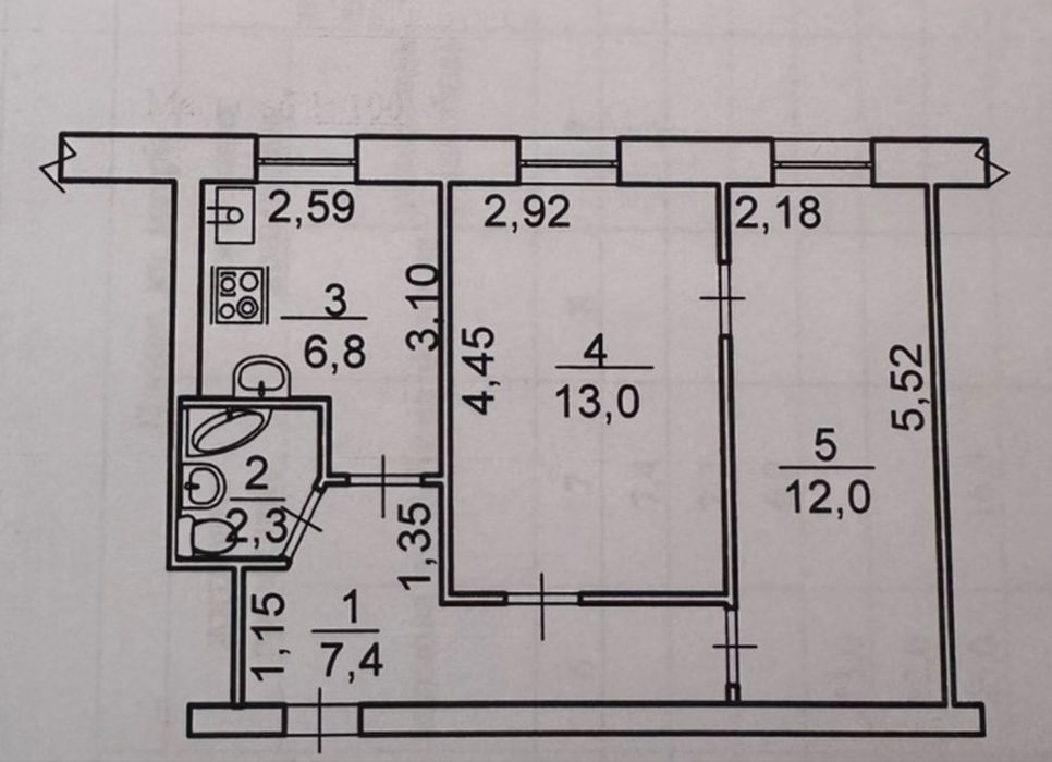 Продаю 2 квартиру с автоном. отоплением пр. Центральный!