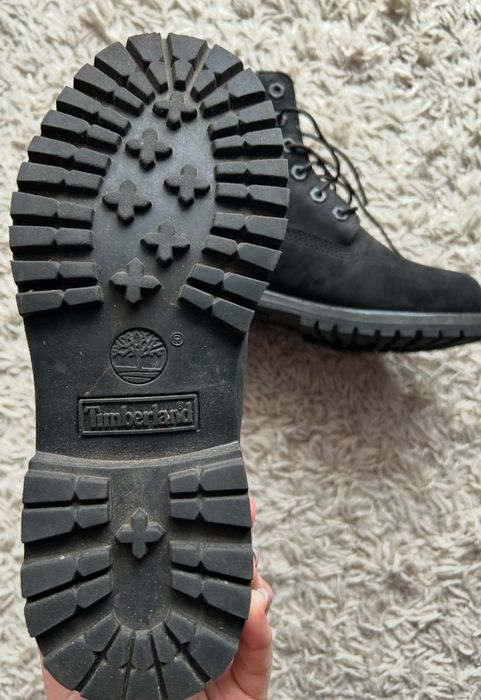 Buty Timberland skóra czarne r.36  trapery botki unisex