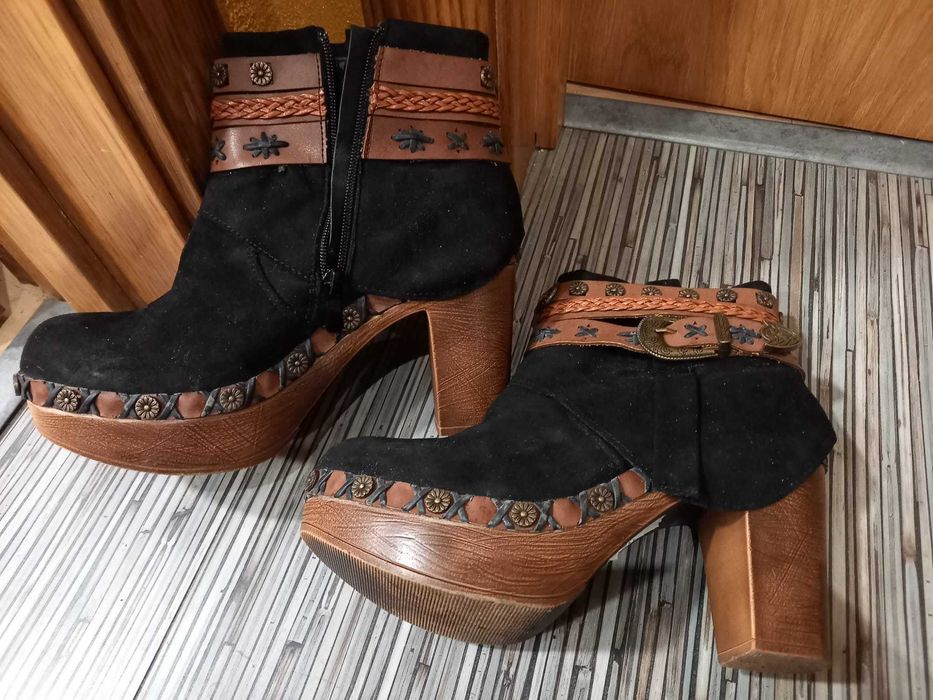Botas Super Top em Pele N40