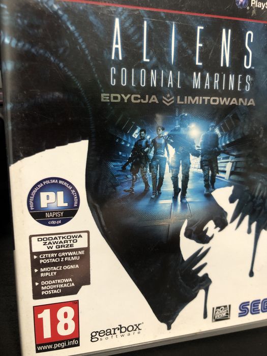 Aliens Colonial Marines Edycja Limitowana PL Polska wersja PS3