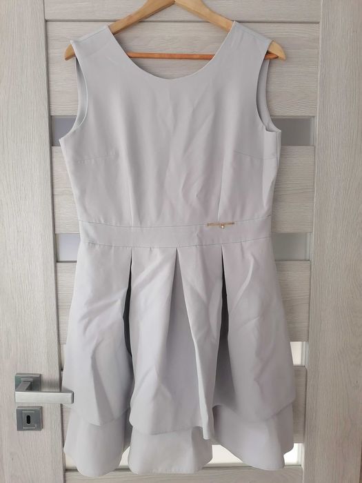 Sukienka szara siwa 42