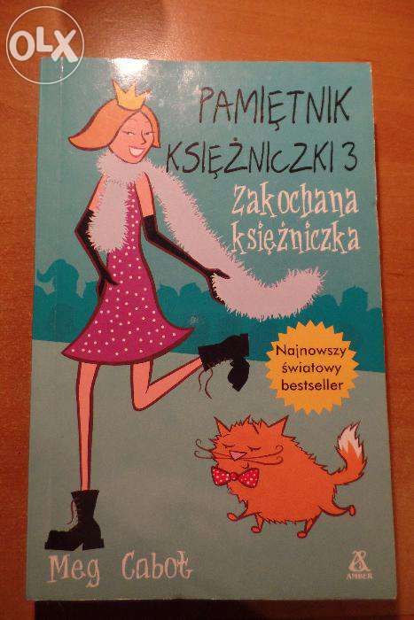 " Pamiętnik księżniczki" Meg Cabot Książki dla nastolatki