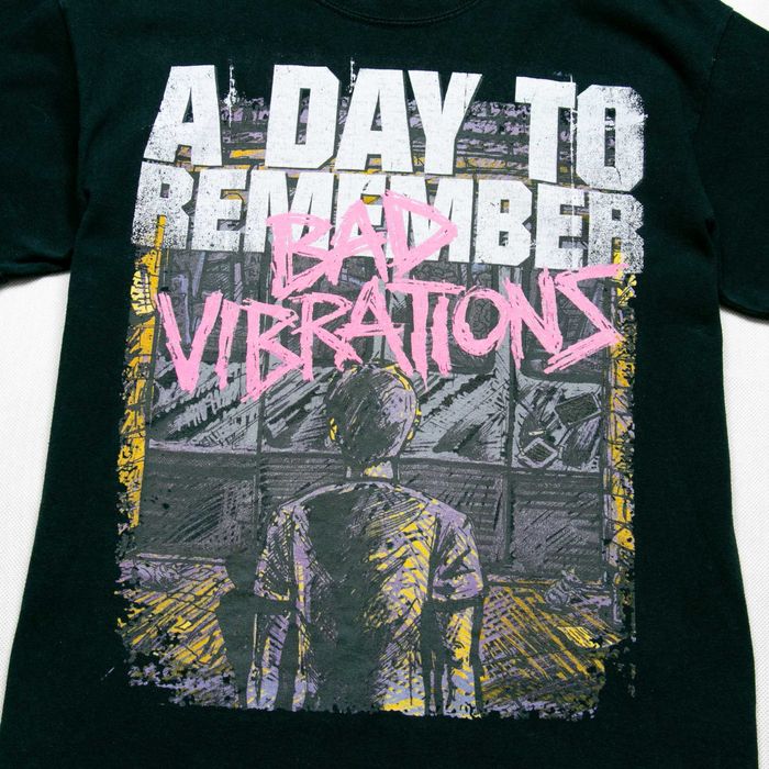 A Day To Remember Bad Vibration 2018 tour t-shirt slim M emo punk