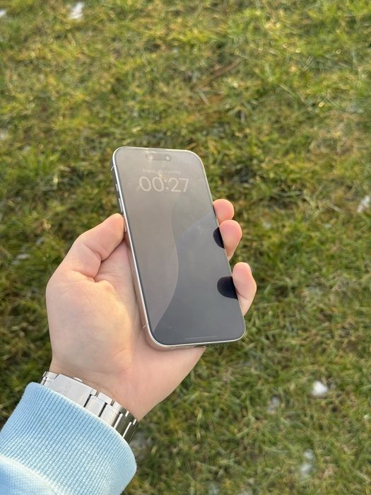 Telefon iPhone 15 PRO 128GB 88% Bateria Apple Biały