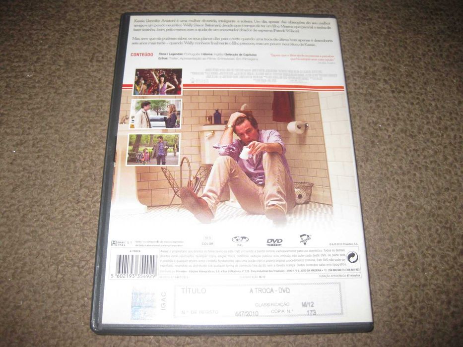 DVD "A Troca" com Jennifer Aniston