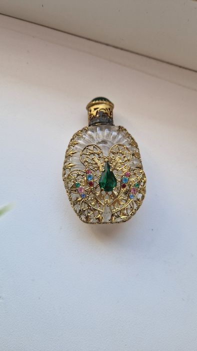 Флакон для духов, ємність під парфум вінтаж, Чехословакія