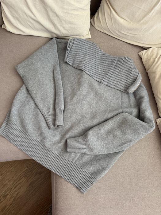 Сіра кофта на молнії, S