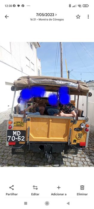 Land Rover Serie com 9 lugares de livrete
