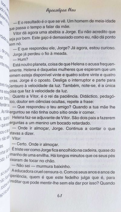 Apocalipse Nau, de Rui Zink