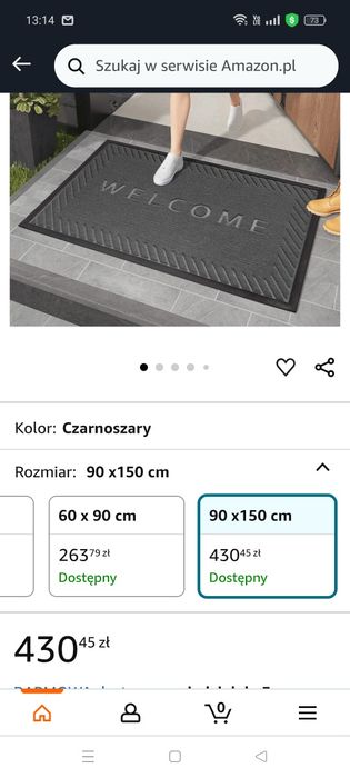 Wycieraczka XXL Welcom