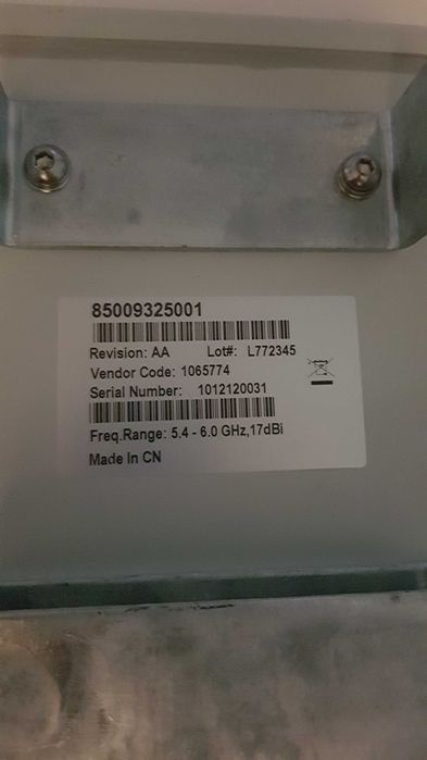 5.4 - 6.0 Ghz Antena kierunkowa 17 dBi komplet, 2 szt.