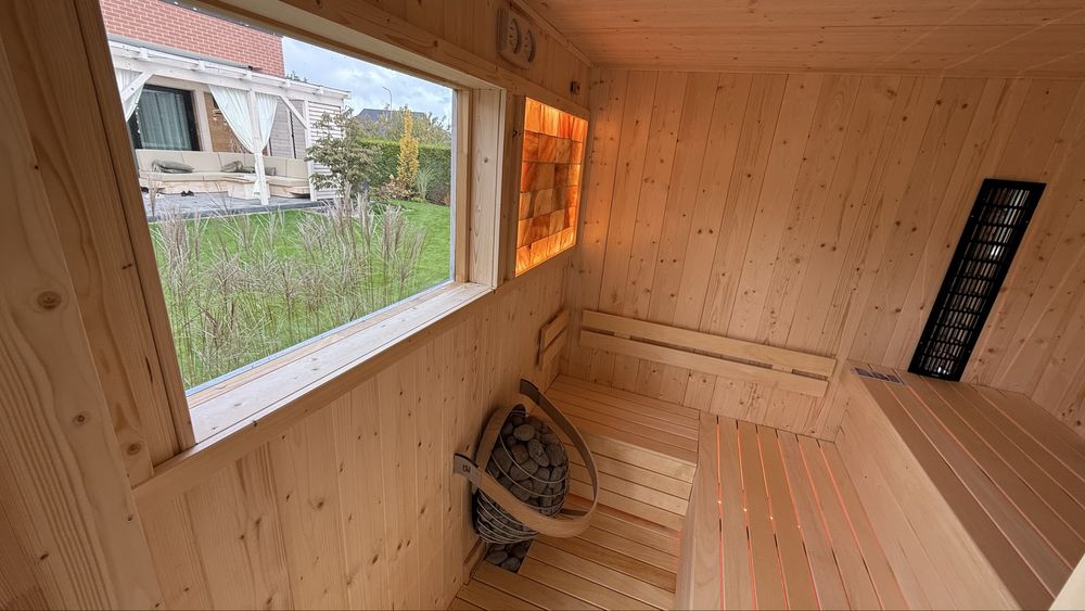 Sauna ogrodowa z montażem