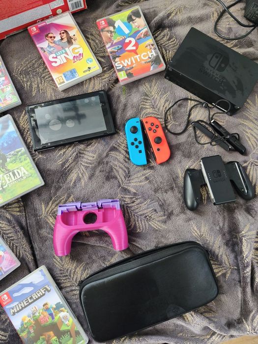 Nintendo Switch konsola plus gry