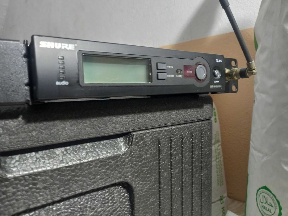 Microfone SHURE Beta 87A-SLX2 c/transmissor