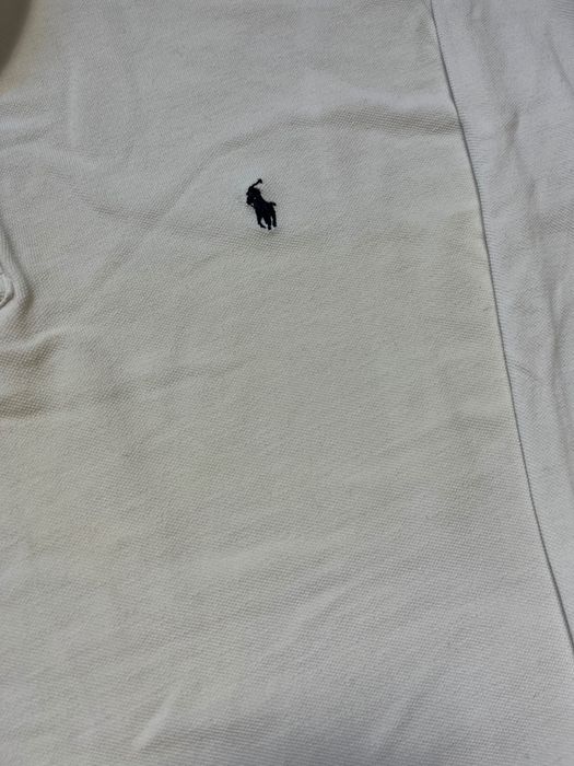 Longsleeve polo Ralph Lauren white logo