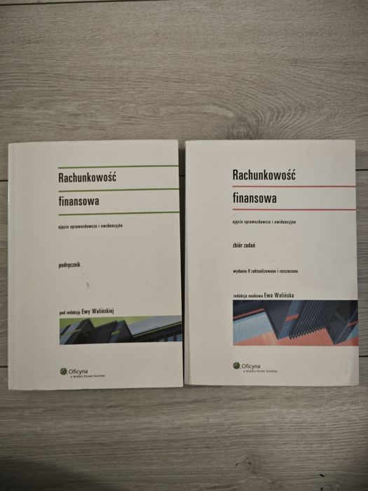Rachunkowość finansowa Ewa walińska