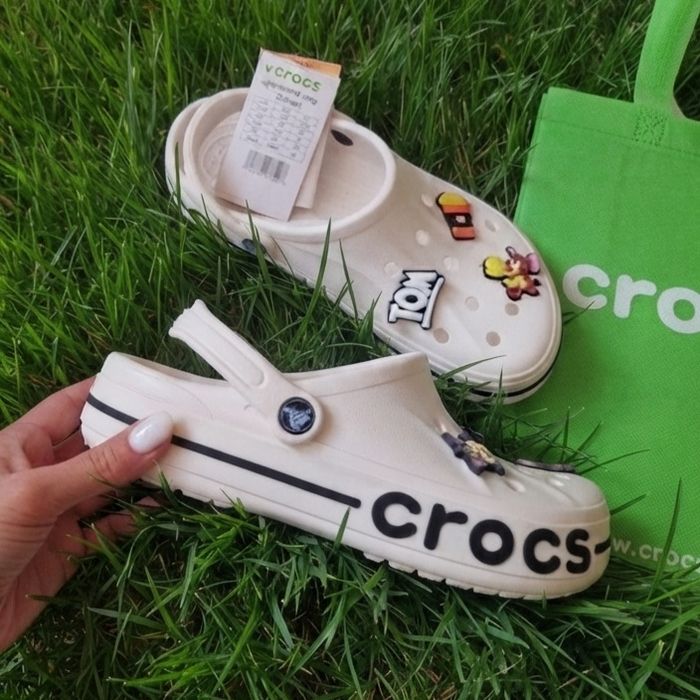 Жіночі сабо Crocs bayaband +комплект Jibbitz у подарунок