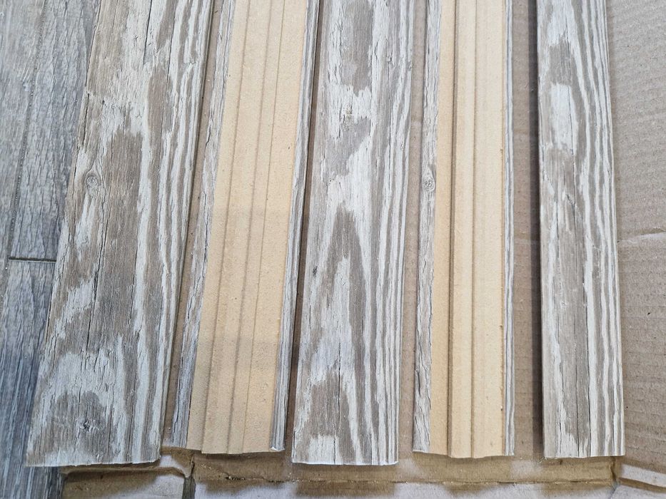 Плінтус МДФ SuperProfil ПП1255, Монблан Грей, 5 планок по 2,8 м