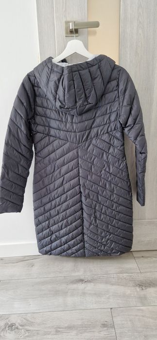 Kurtka pikowana długa płaszcz przejściowa 4F